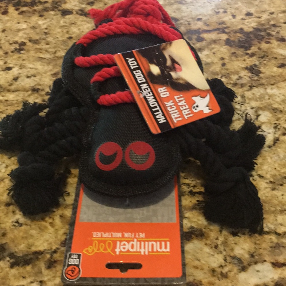 Black Spider Dog Toy NEW 🕷Spider Fun for your Pup
